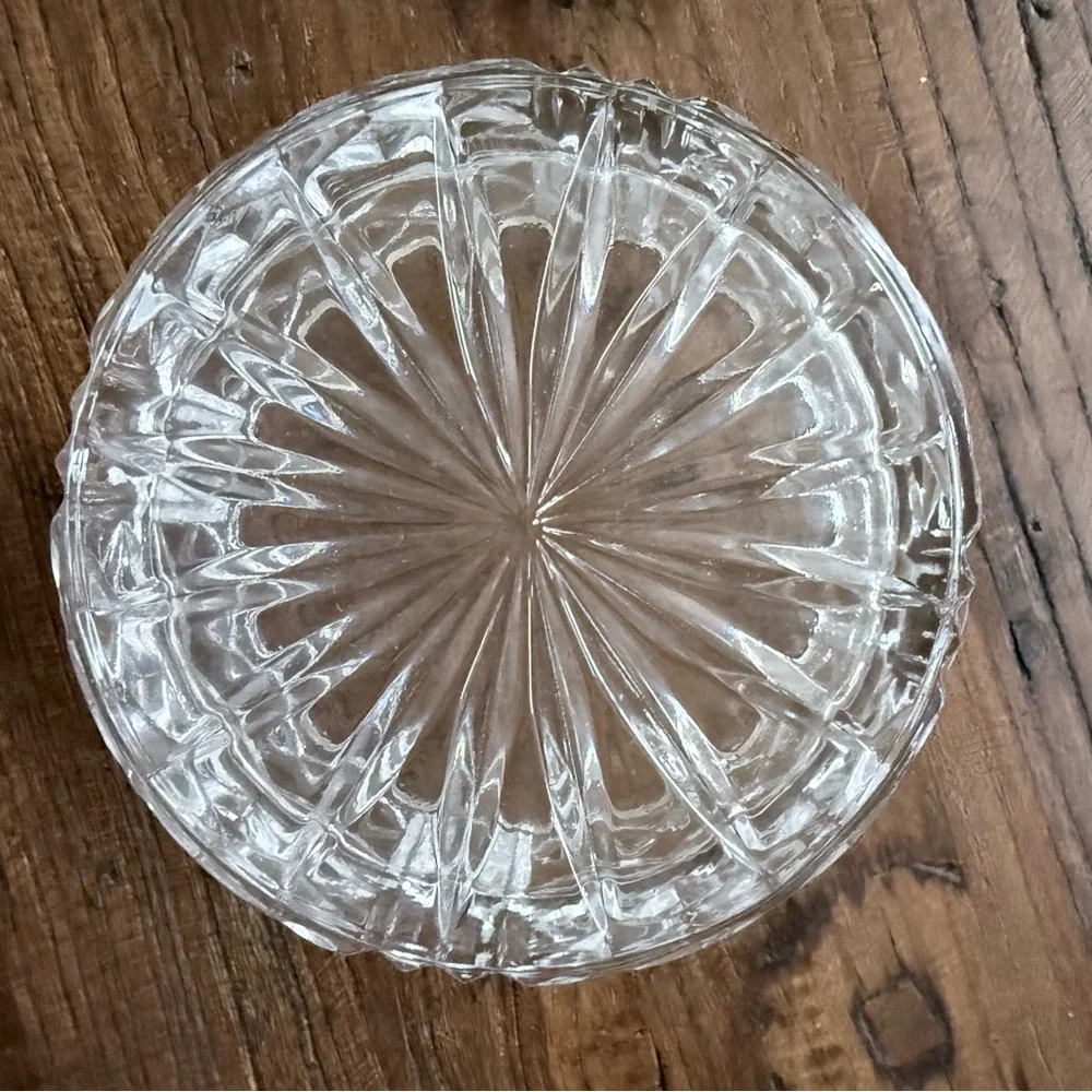 Vintage Crystal jewelry trinket box nachtmann, Bavaria w. Germany mid-1980s